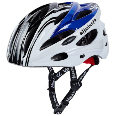 Stealth Hi Vis Blue, White, Black Cycle Helmet